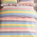 Striped Pattern Bedsheet - rear_view
