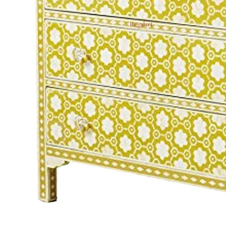 Scroll Vine Inlay Buffet - top_view