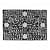 Bone Inlay 2 Drawers Floral Design Bedside Table - rear_view