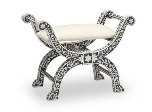 Bone Inlay Stool