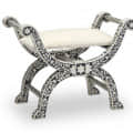 Bone Inlay Stool - front_view