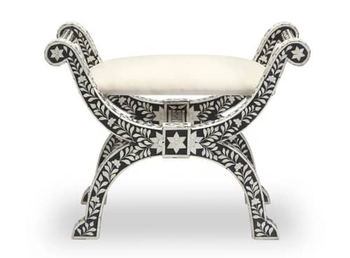 Bone Inlay Stool