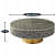 Bone Inlay Scroll Vine Inlay Coffee Table - rear_view