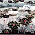 Carnation Queen Size Bedsheet with Pillow Covers & Comforter - top_view