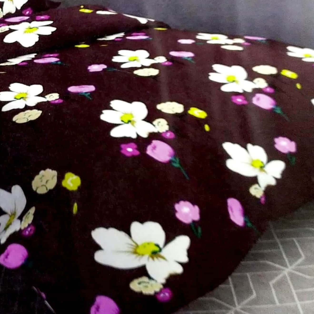 Designer Printed Double Bed Full Comforter Set (Set of 4) - front_view