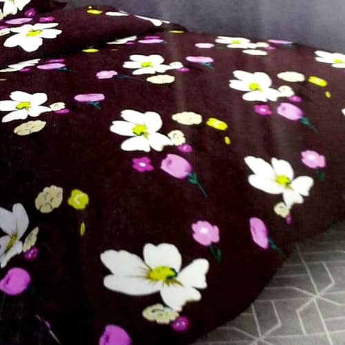 Designer Printed Double Bed Full Comforter Set (Set of 4)