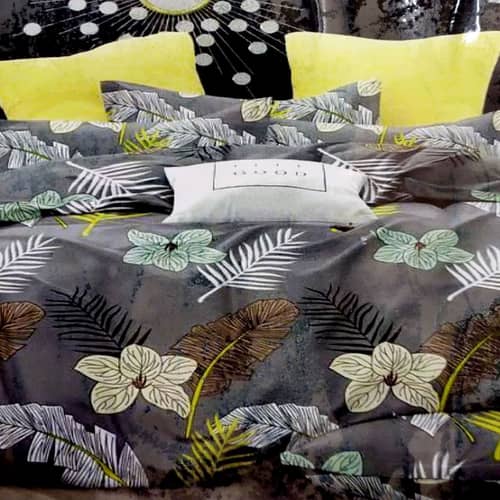 Printed Comforter Set of 4 (1 Double Bedsheet With 2 Pillow Covers & 1 Comforter)