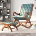 Ergonomic Wooden Rocking Chair - photo