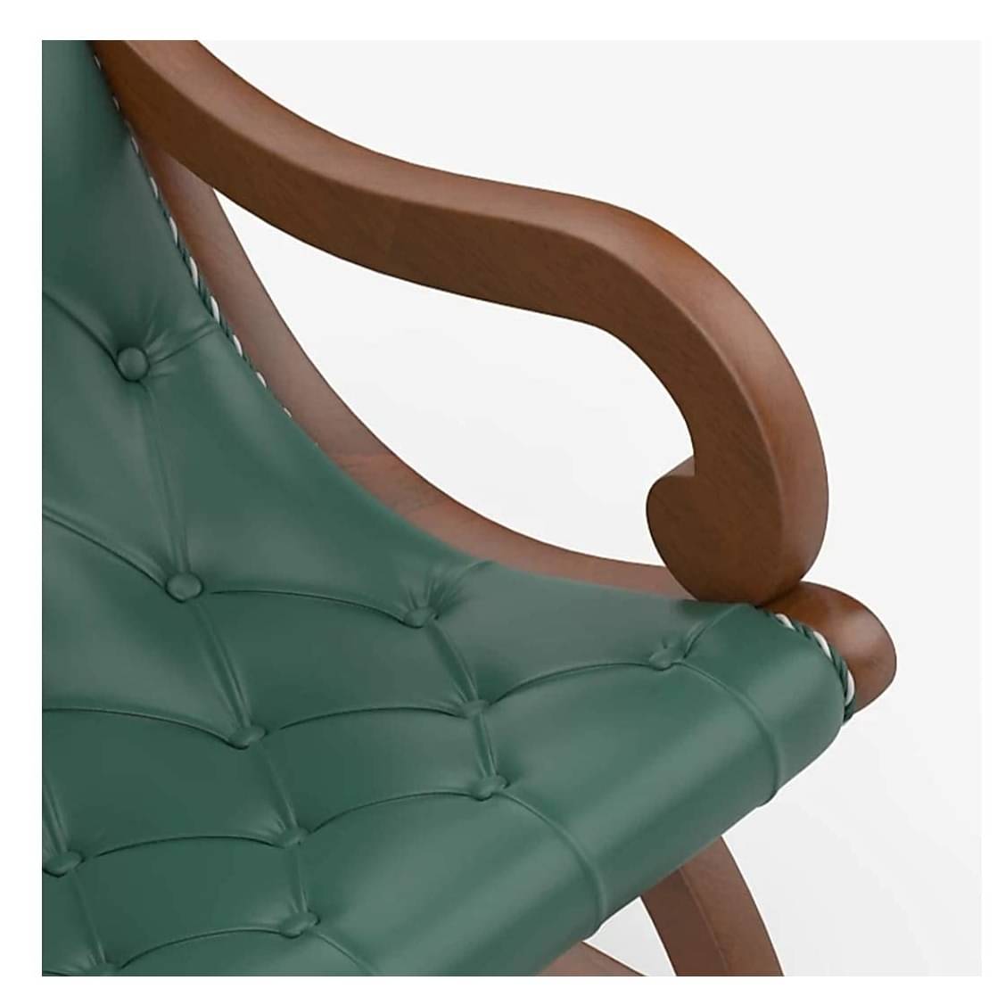 Ergonomic Wooden Rocking Chair