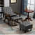 Tiffany Rose Wood Rocking Lounge Chair - front_view