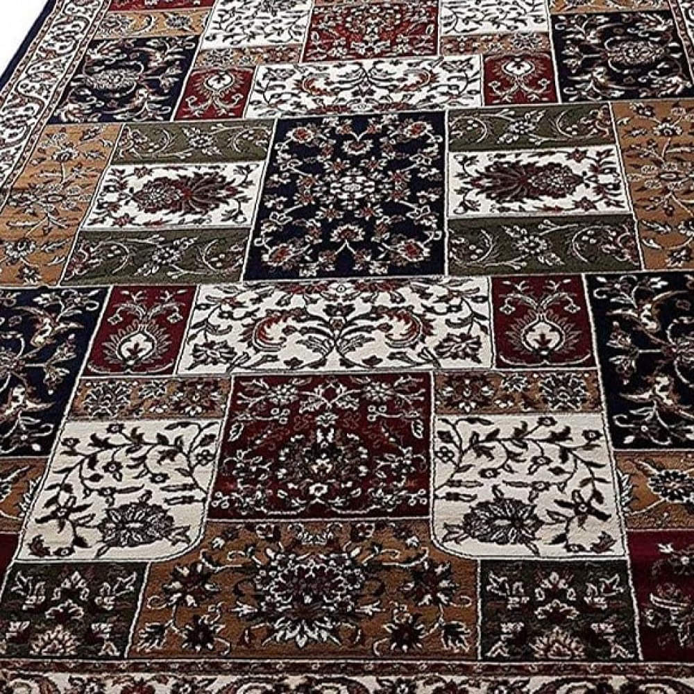 Multicolor Wool Carpet - photo