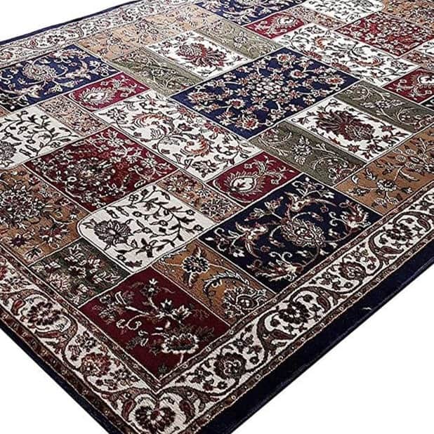 Multicolor Wool Carpet - right_view
