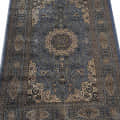 Kashmiri Silk Persian Design Carpet - photo