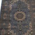 Kashmiri Silk Persian Design Carpet - top_view
