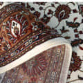 Royal Look Kashmiri Silk Carpet - bottom_view