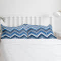 Blue Printed Comforter Set of 4(90X100) Inches - left_view