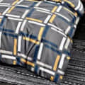 Blue Designer Comforter Set of 4 (1 Double Bedsheet With 2 Pillow Covers & 1 Comforter) - front_view