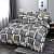 Blue Designer Comforter Set of 4 (1 Double Bedsheet With 2 Pillow Covers & 1 Comforter) - rear_view