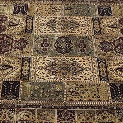 Kashmiri Silk Carpet Persian Design