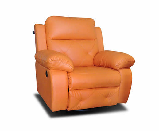 Spino 1 Seater Recliner in Orange Colour