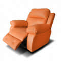Spino 1 Seater Recliner in Orange Colour - front_view