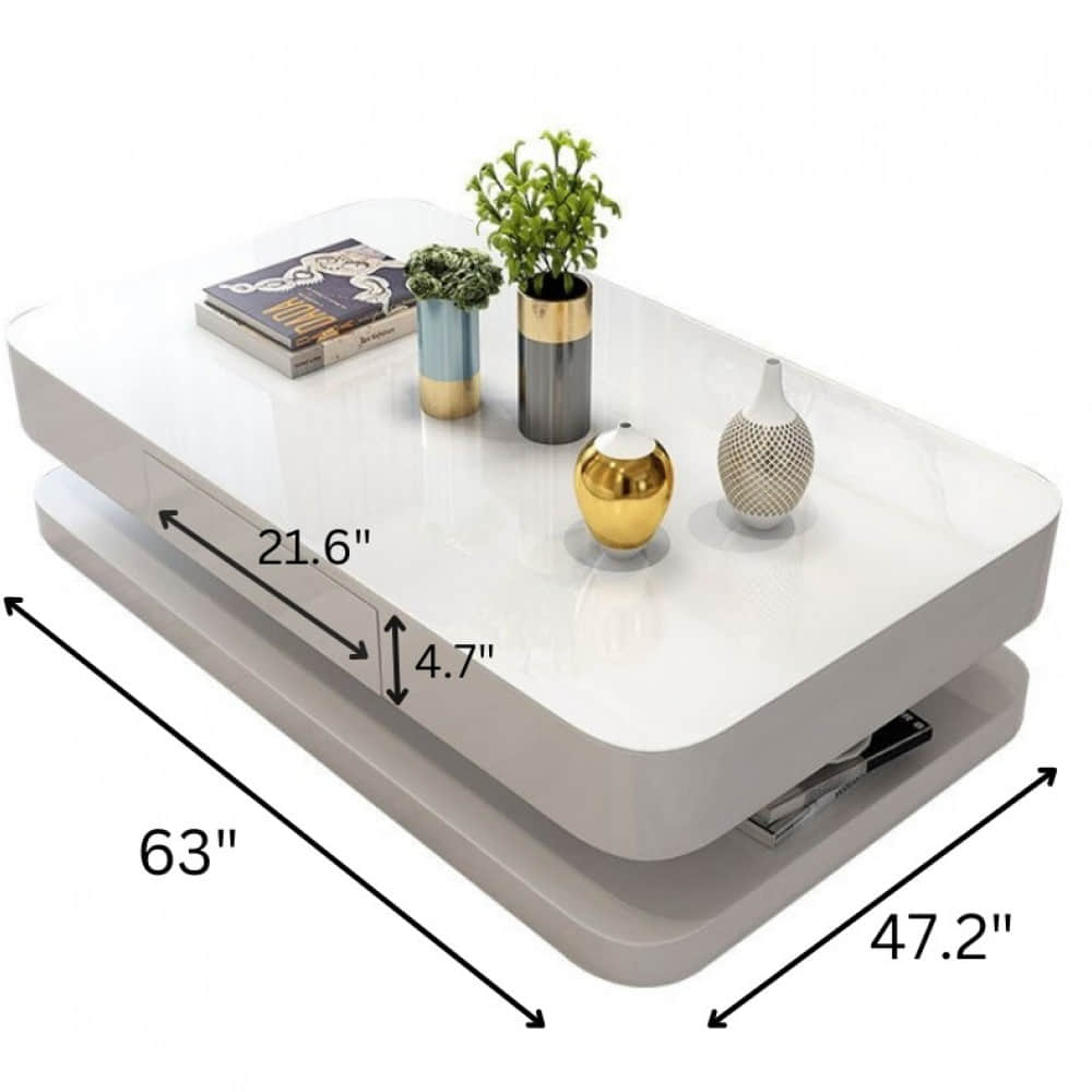 Center Table with Lacquer Finish - photo