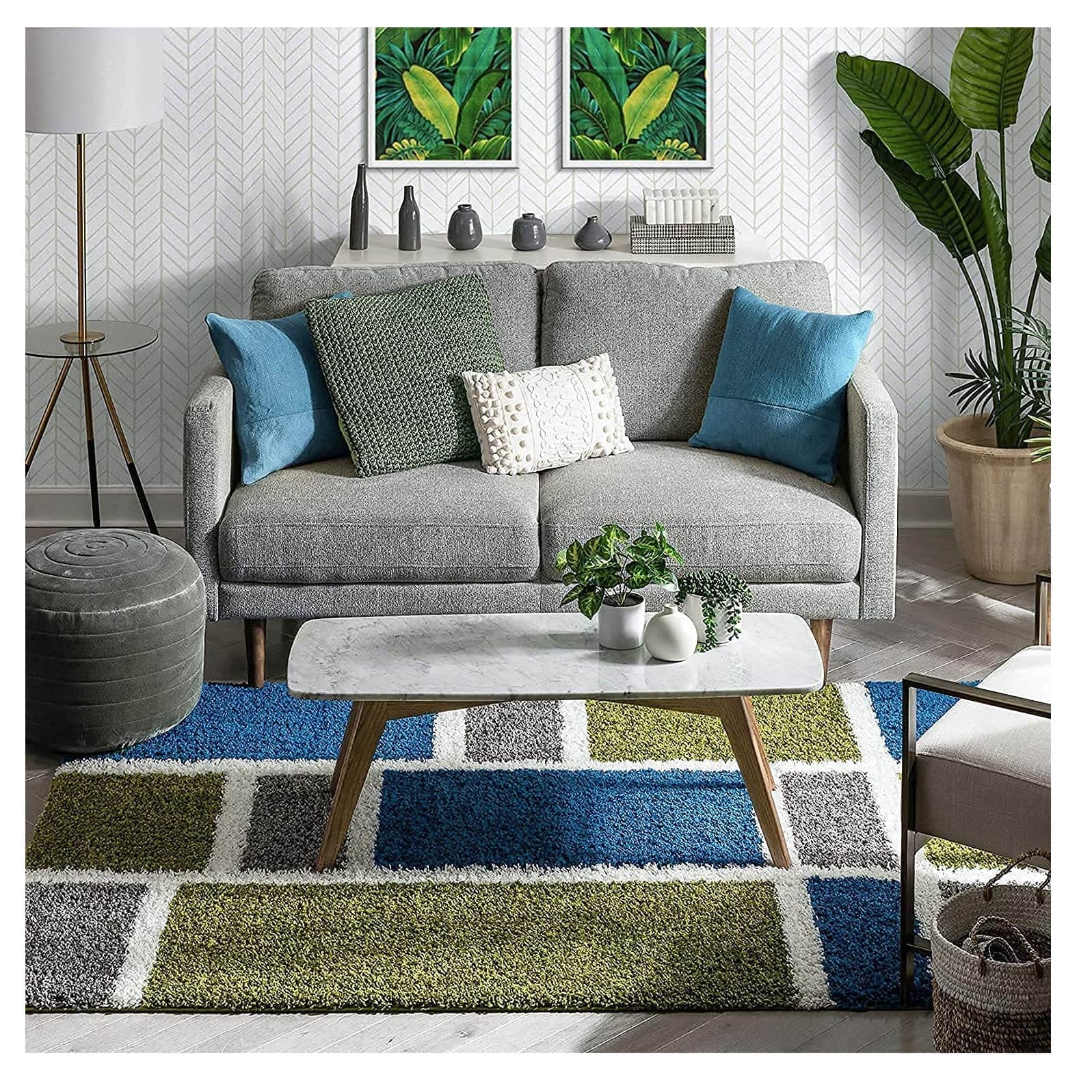 Multi Abstract Carpet - top_view