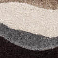 Luxurious Geometric Plush Shaggy Carpet - front_view
