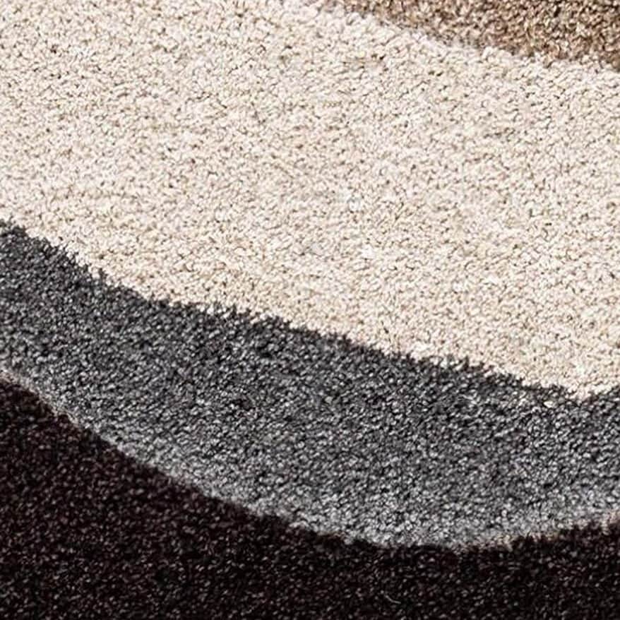 Luxurious Geometric Plush Shaggy Carpet - left_view