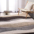 Luxurious Geometric Plush Shaggy Carpet - right_view
