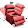 Troy Recliner in Red Color - front_view