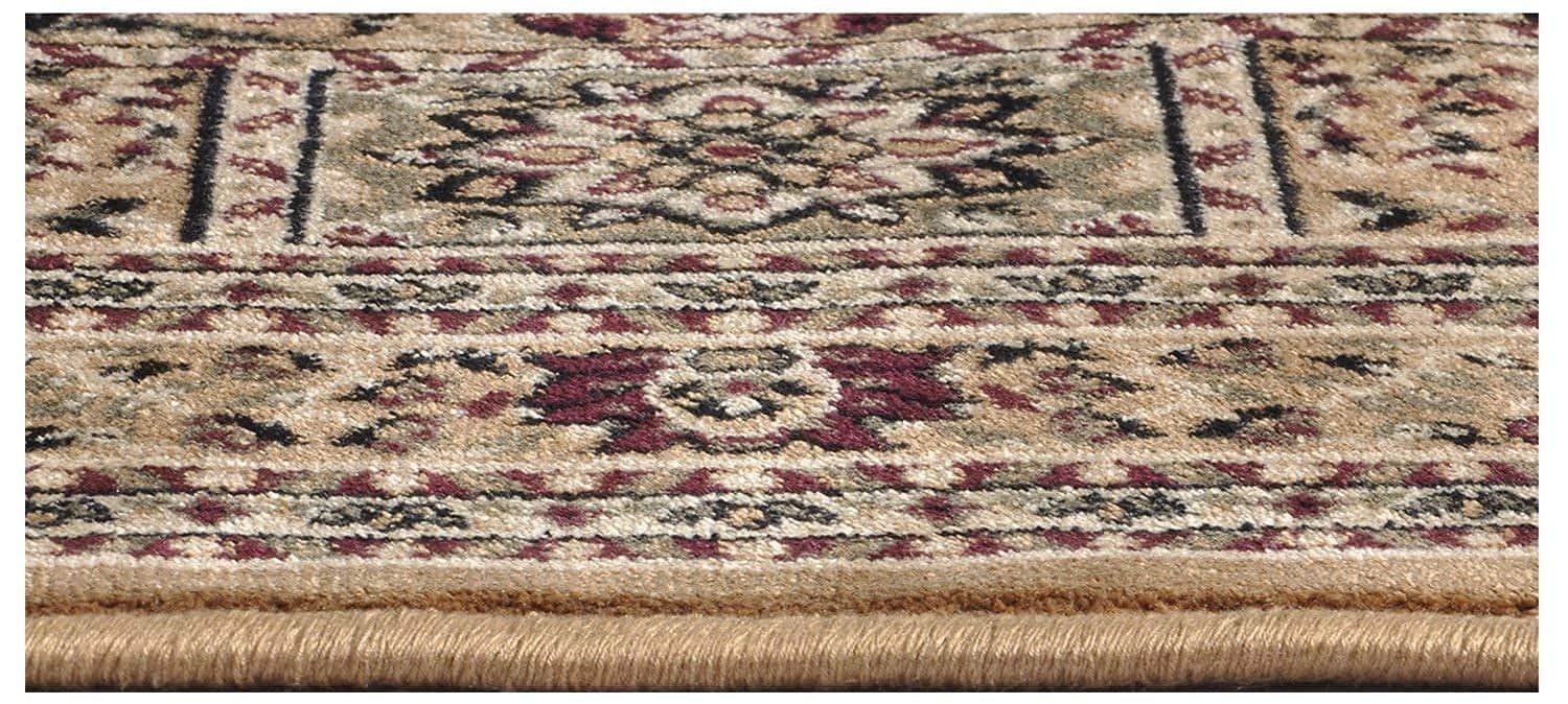 Kashmiri Silk Carpet Persian Design For Living Room - top_view