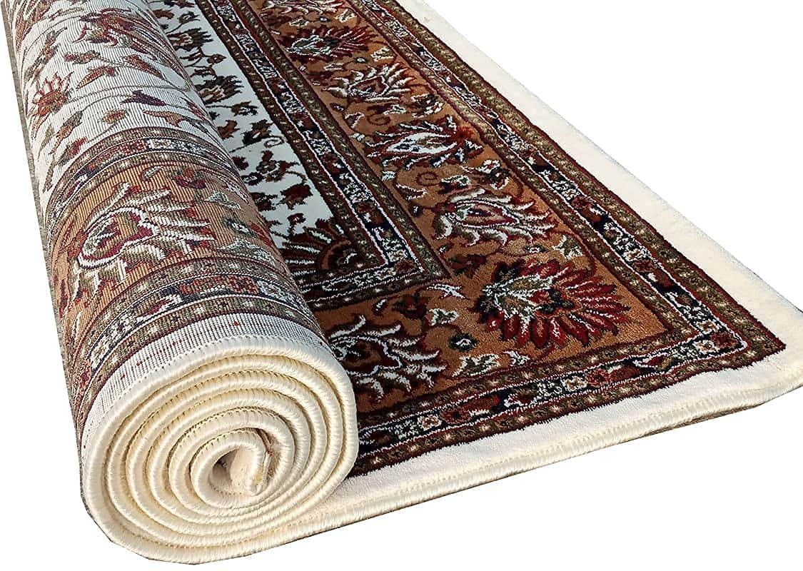 Royal Look Kashmiri Silk Carpet - front_view