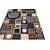 Modern Design Super Soft Carpet - top_view