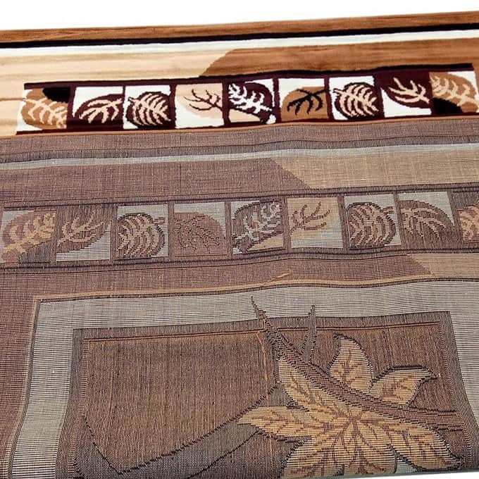 Floral Design Carpet - rear_view