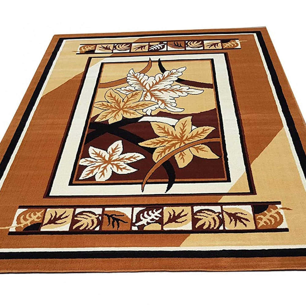 Modern Floral Carpet - photo