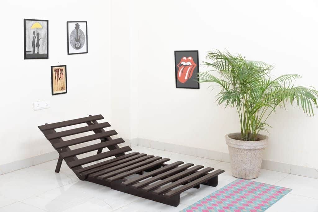 Single Futon Sofa Cum Bed - top_view