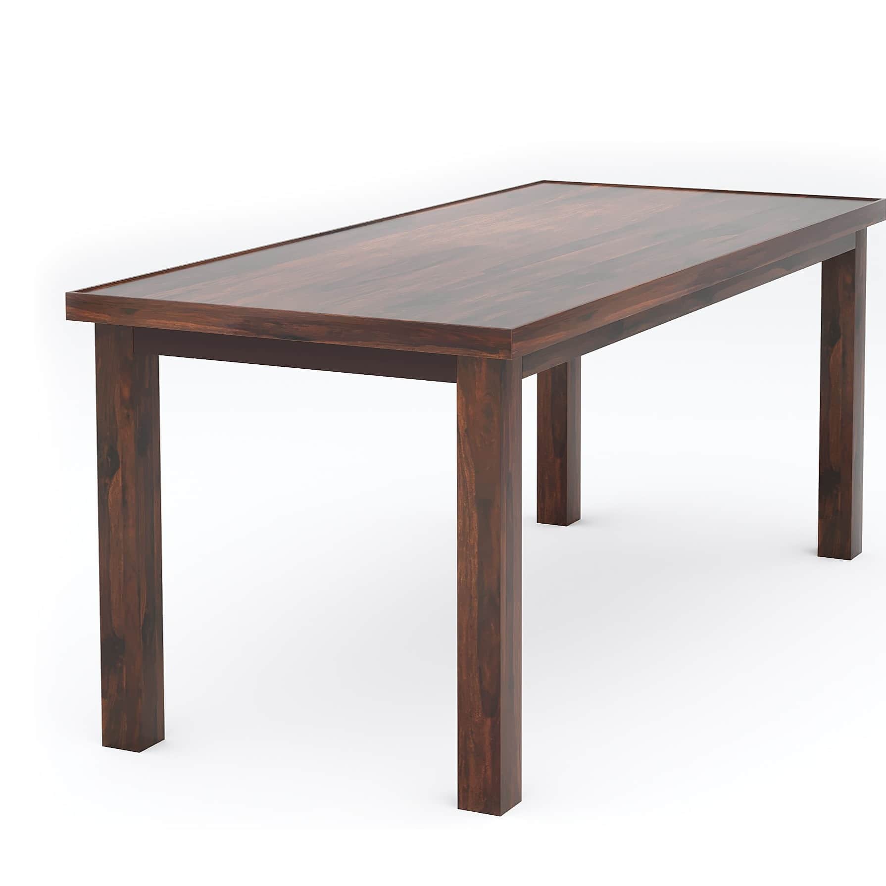 Premium Sheesham Wood Solid Wood 8 Seater Dining Set - top_view