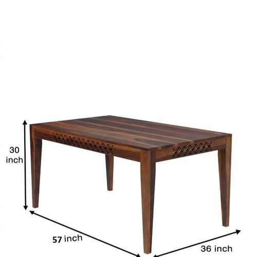 Sheesham Wood 6 Seater Dining Set