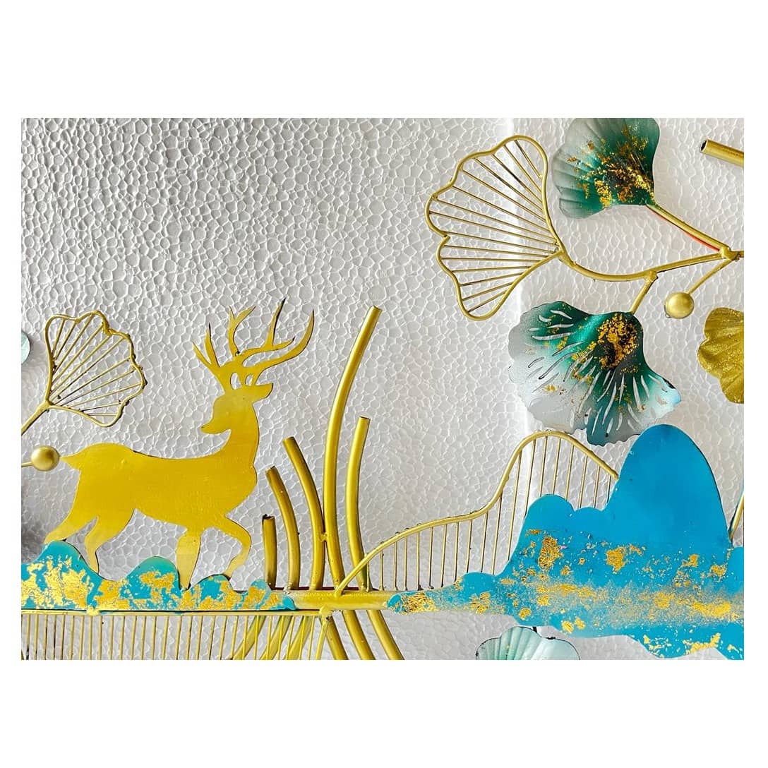 Iron Mountain Deers Wall Art