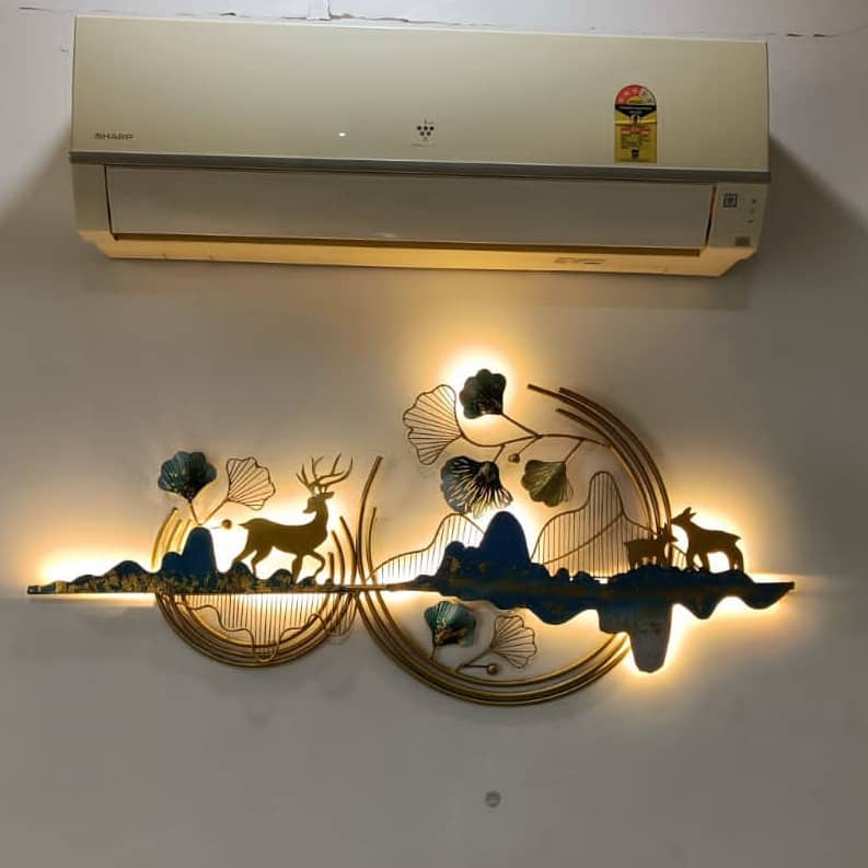 Iron Mountain Deers Wall Art