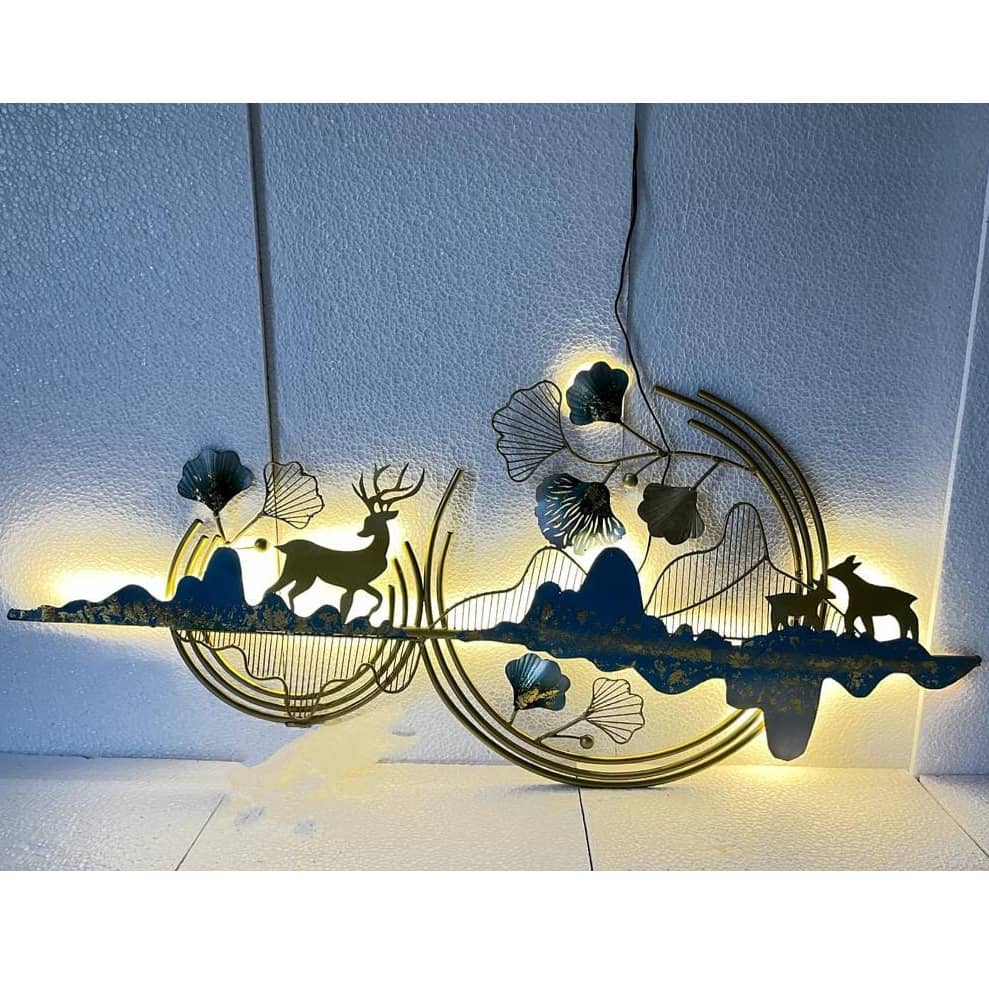 Iron Mountain Deers Wall Art