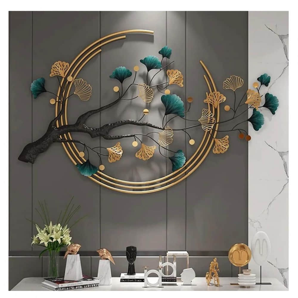 Iron Zingo Leaf Tree Wall Art - photo