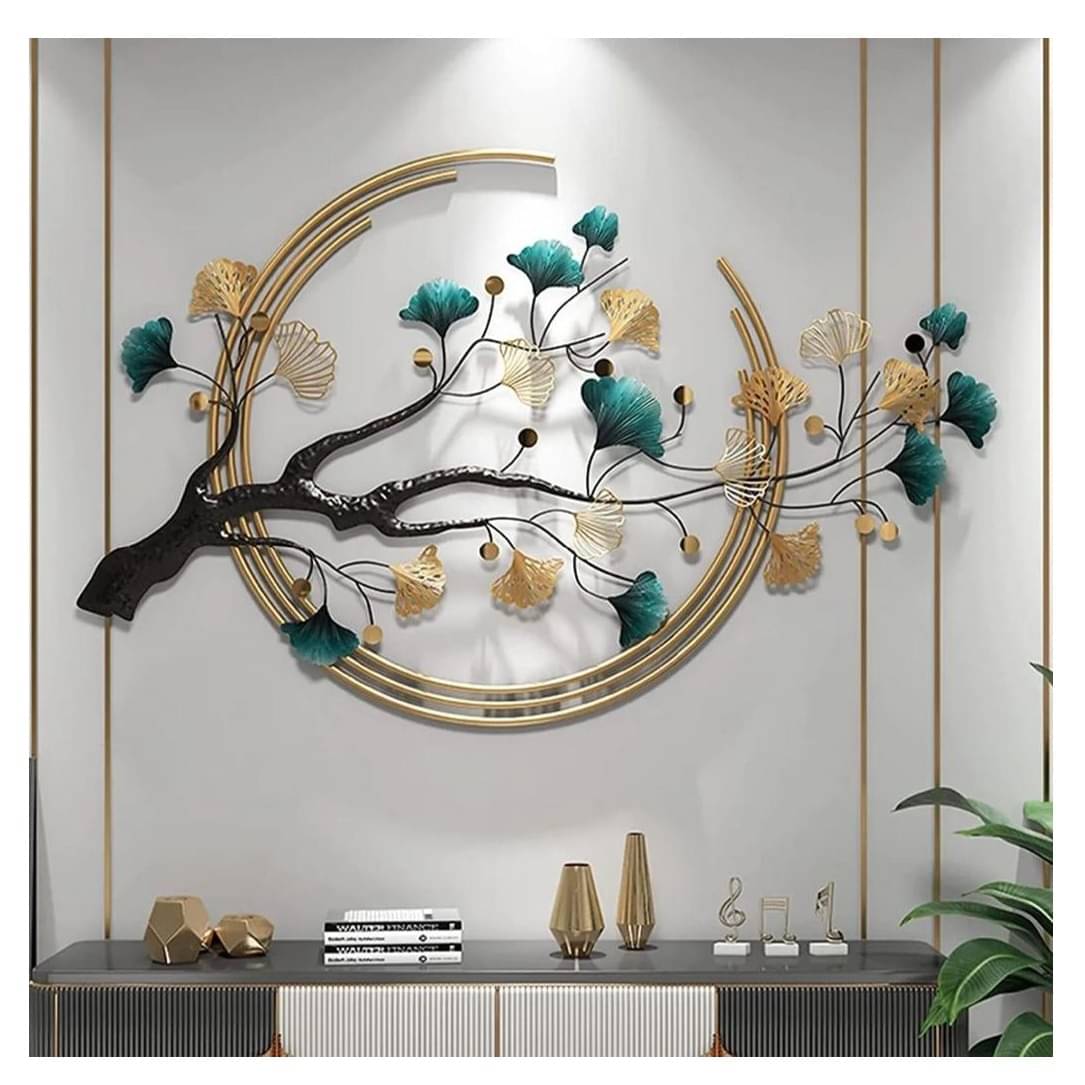 Iron Zingo Leaf Tree Wall Art