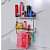 Acrylic Double Shelf Rack 15' - left_view