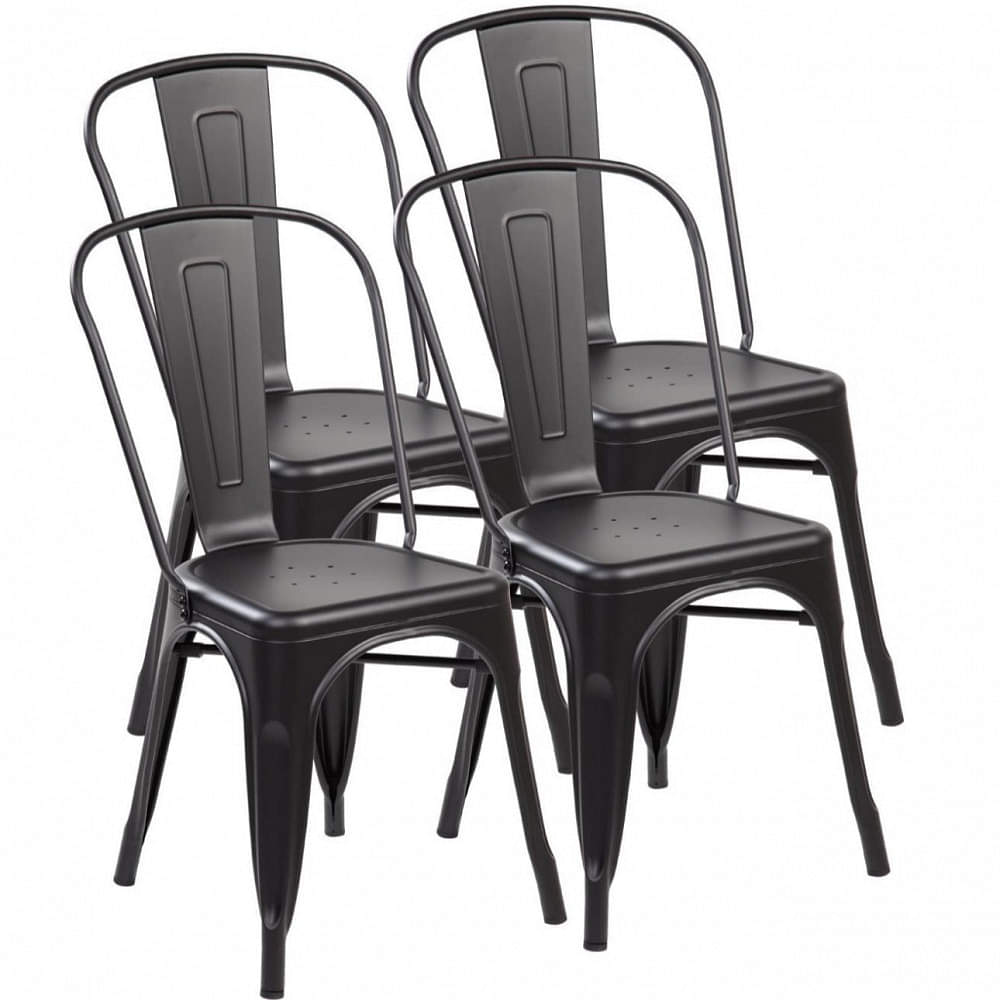 Iron Metallic Coating Chair - photo