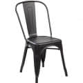 Iron Metallic Coating Chair - front_view