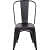 Iron Metallic Coating Chair - top_view