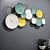 Green Plates Ring Metal Wall Art - photo