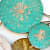 Green Plates Ring Metal Wall Art - rear_view